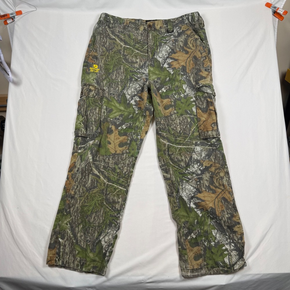Mossy Oak Obsession Camo Cargo Pants Mens 40-42 XL Green Brown SP5511-2-C3